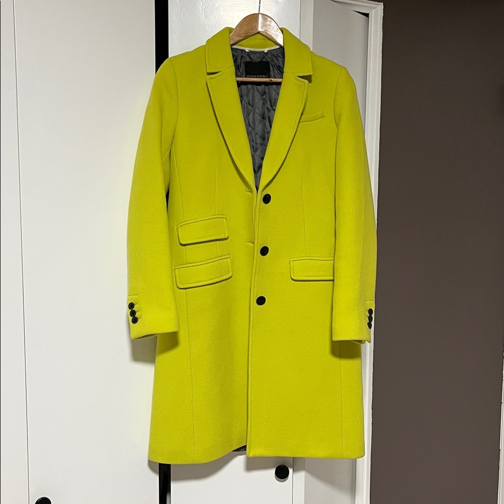 Banana Republic Vibrant Yellow Jacket - Picture 1 of 3
